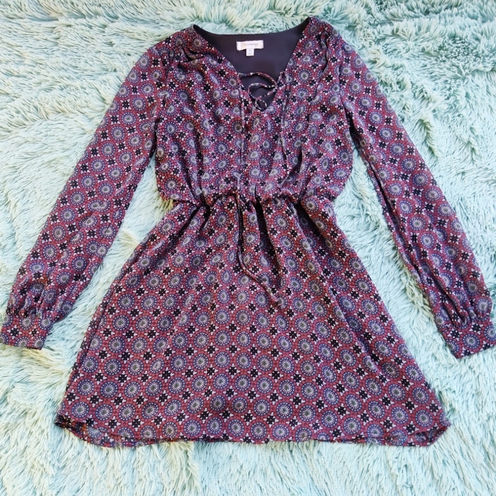 Olsenboye- Bohemian Tunic Dress - Size: XS
